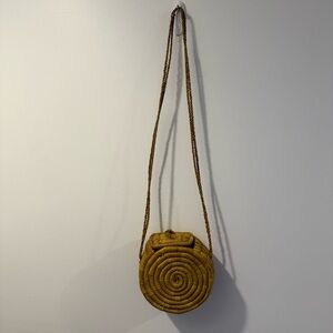 Woven Circle Straw bag from Lagos, Nigeria